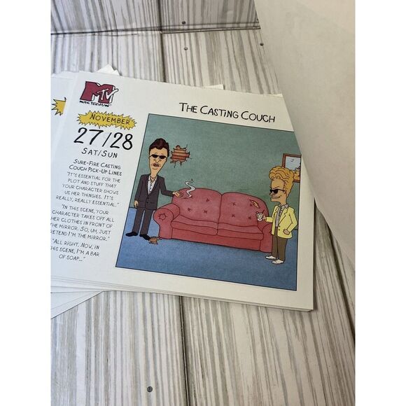 Beavis and Butthead This Sucks Change It 1999 At a Glance Calendar Pages Project - Picture 7 of 7